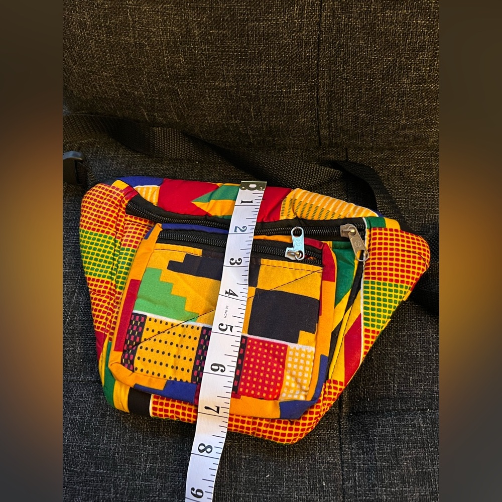 Multicolor Patchwork Fanny Pack - Picture 3 of 6